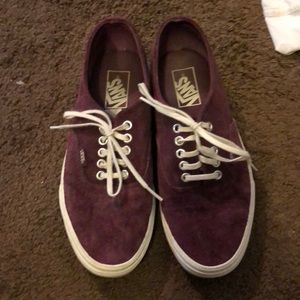 Vans suede shoes